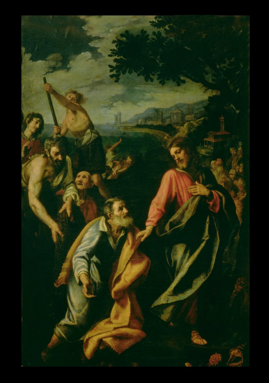 Kristi tredje tilsynekomst for Peter af Ludovico Cardi Cigoli