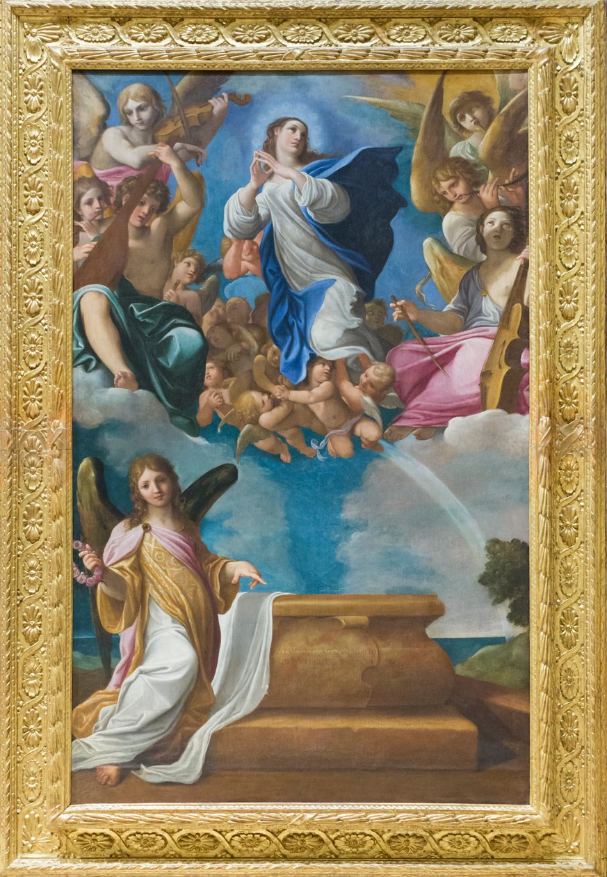 Jomfru Marias himmelfart af Ludovico Carracci