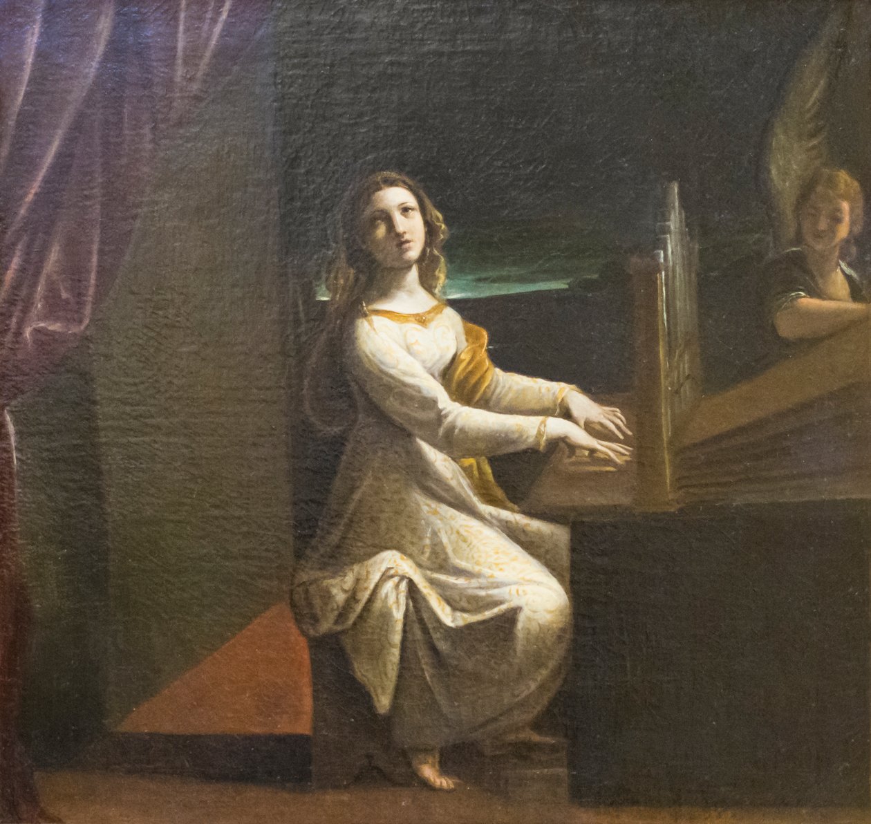 St. Cecilia, ca. 1607 (olie på lærred) af Ludovico Carracci