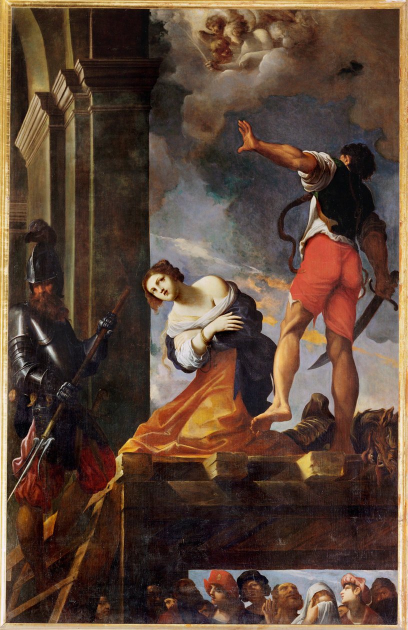 Den hellige Margarets martyrium af Ludovico Carracci