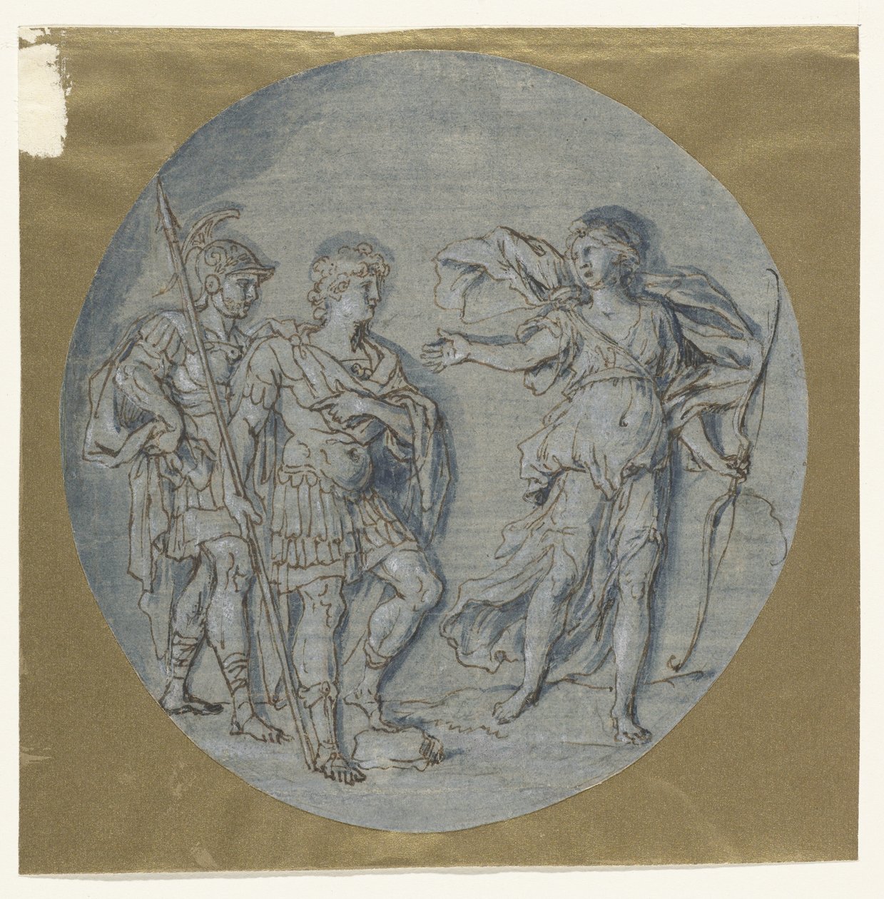 Diana taler til Aeneas og Achates af Ludovico Gimignani