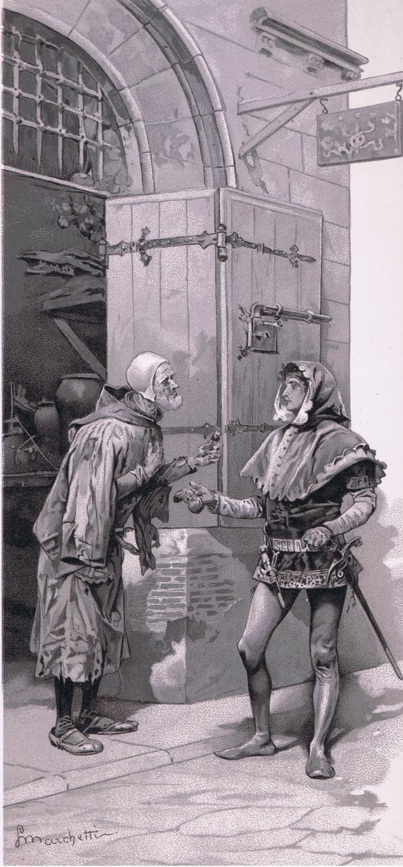 John Jeg kunne ikke sende det. Her er den igen, illustration fra Romeo og Julie, af Ludovico Marchetti