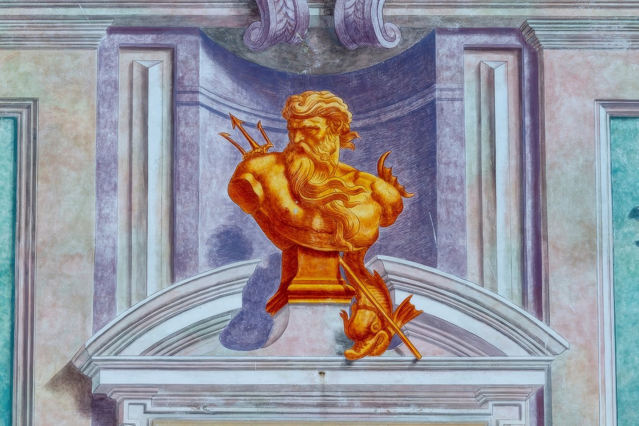 Kalkmalet facade af Ludovico Pogliaghi