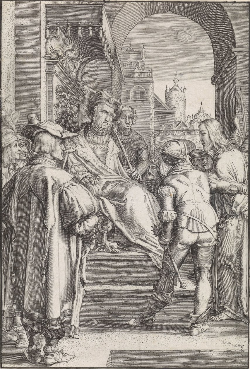 Kristus før Pilatus The Passion (serietitel) af Ludovicus Siceram