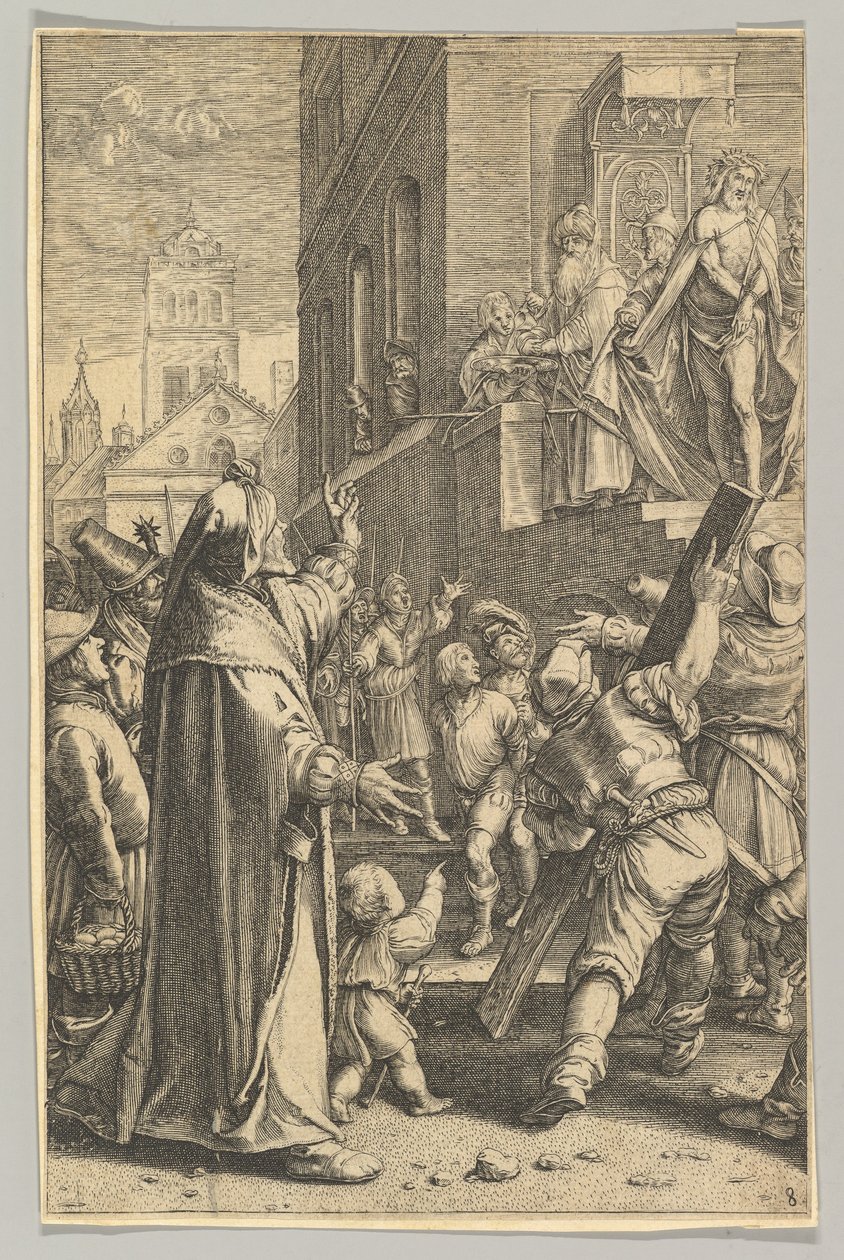 Ecce Homo, fra The Passion of Christ, ca. 1623. af Ludovicus Siceram