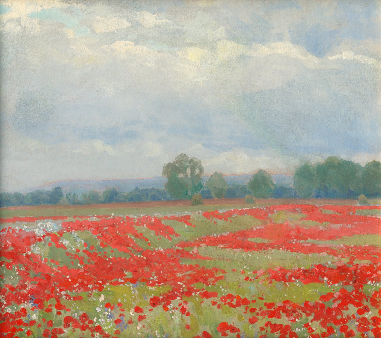 Landskab, ca. 1900 (olie) af Ludovit Cordak