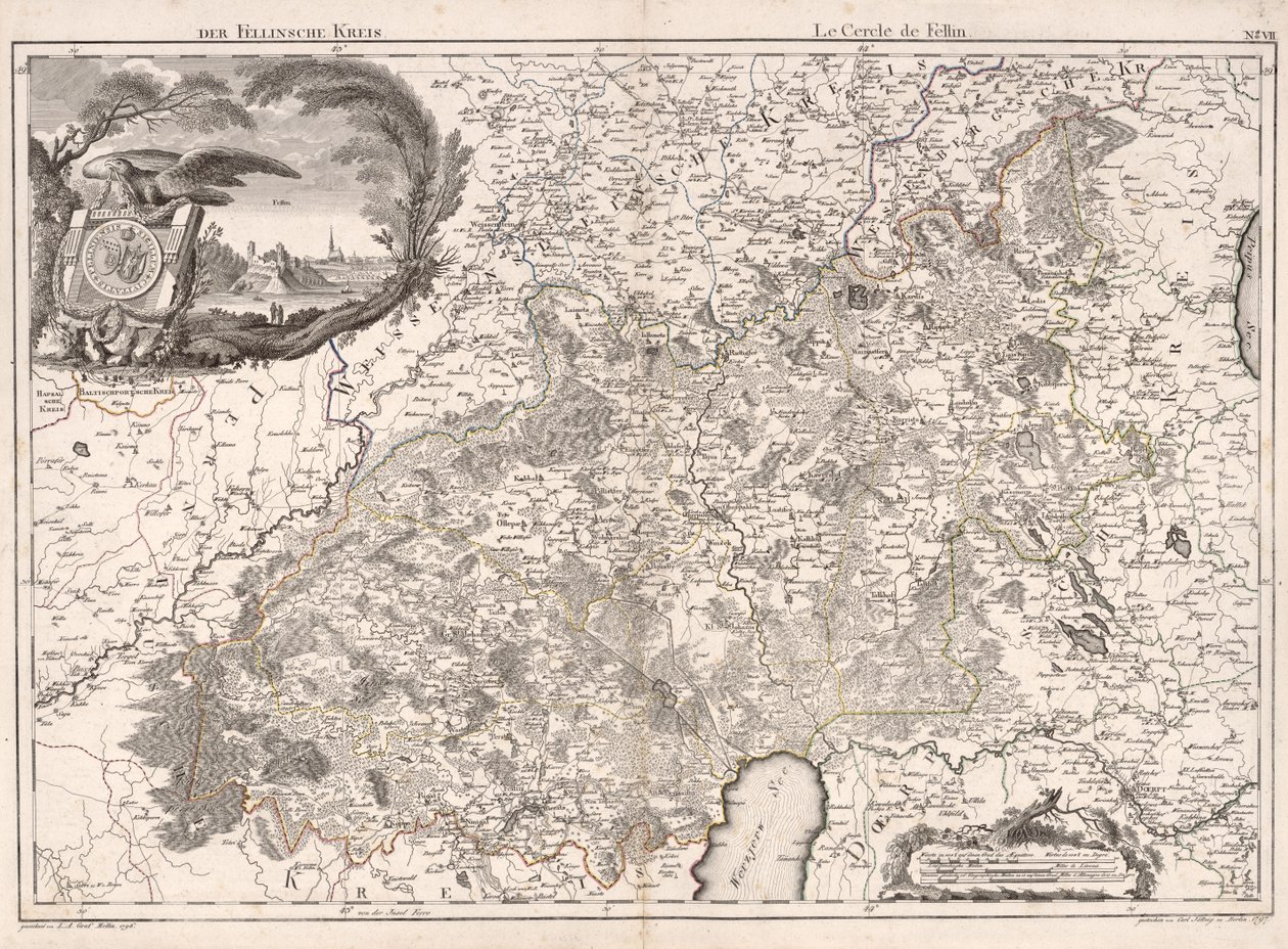Fellin-distriktet; Circle of Felllin af Ludvig August; Hartknoch Mellin