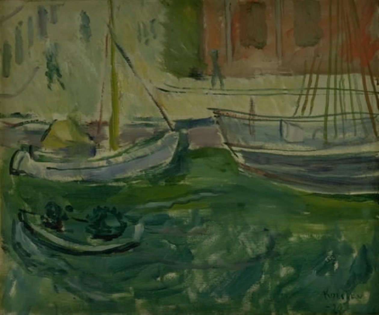 View of Nyhavn af Ludvig Karsten