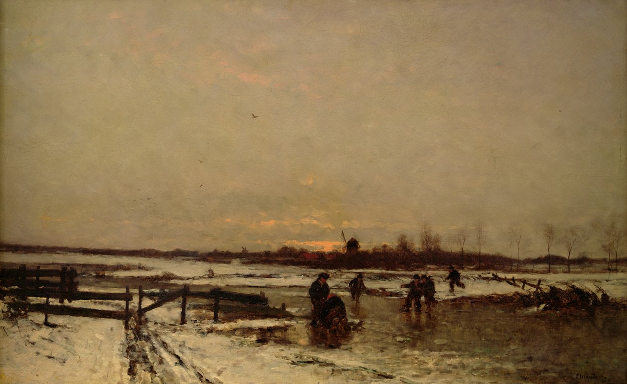 Vinterscene af Ludwig Munthe