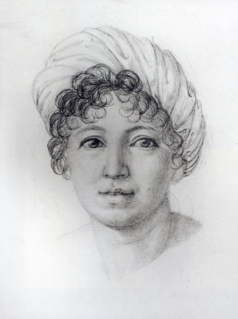 Madame de Stael af Ludwig or Carl Louis Tieck