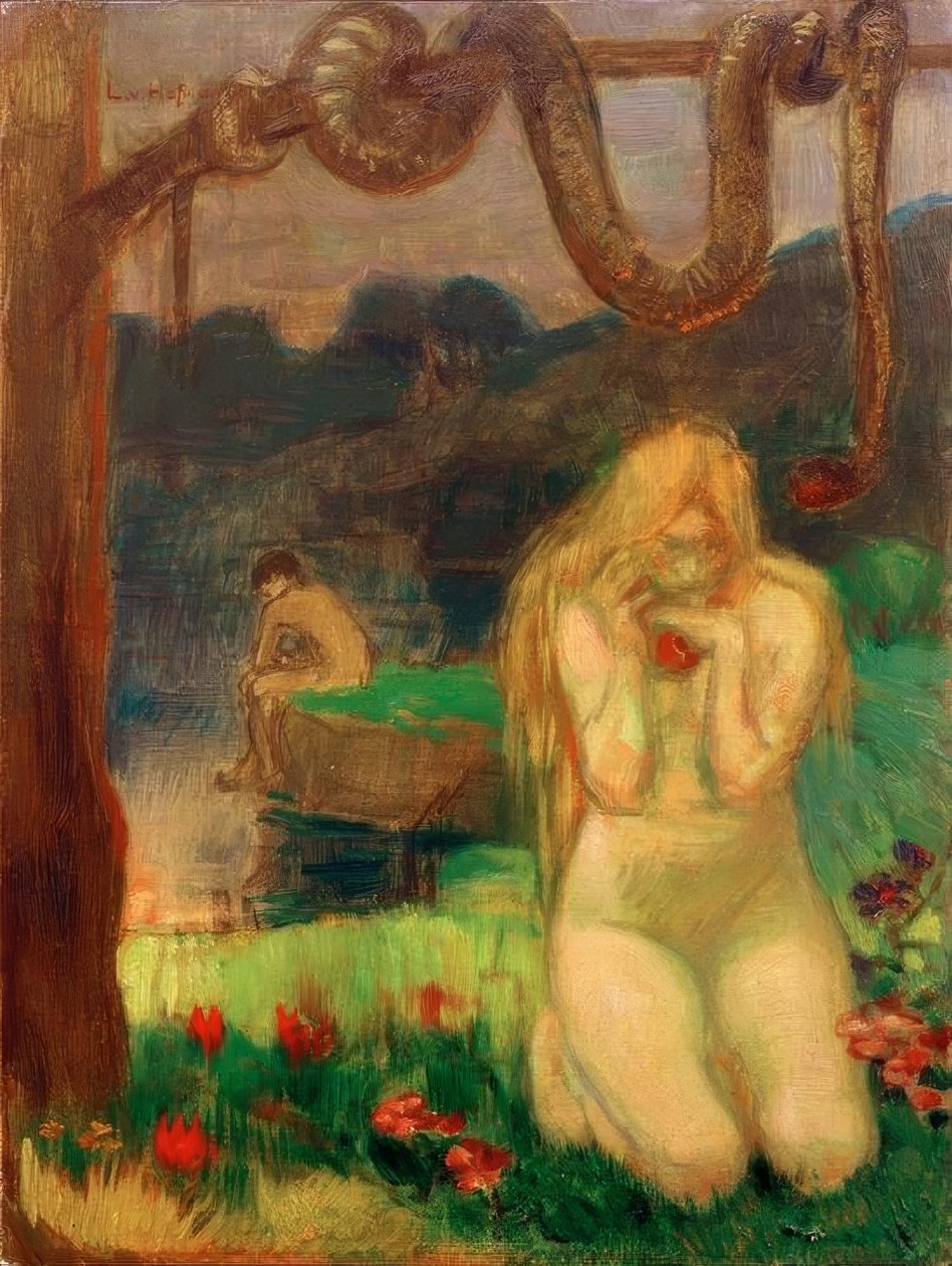 Adam og Eva af Ludwig von Hofmann