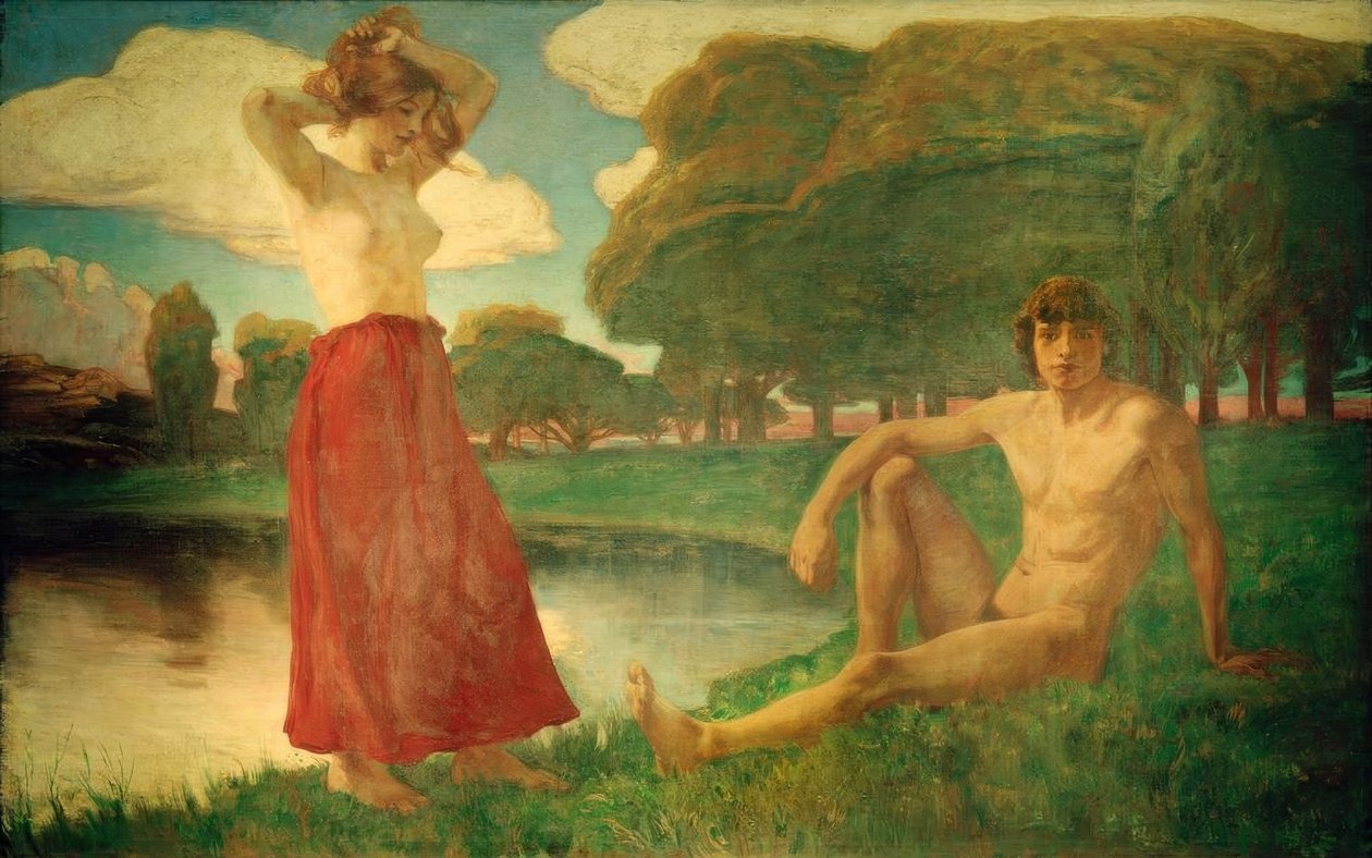 Idyl af Ludwig von Hofmann