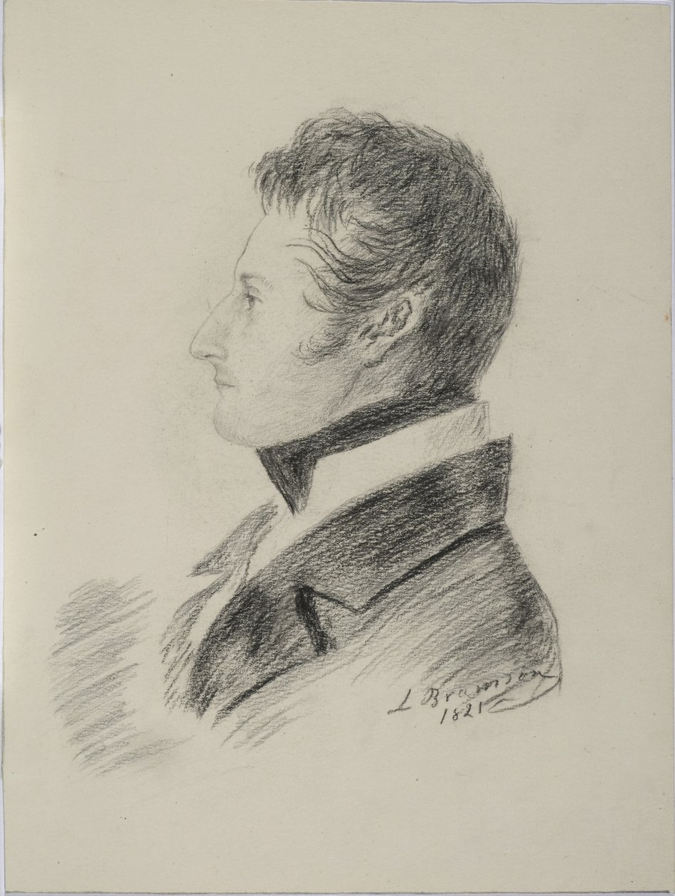 Portræt af grev Matvey Yuryevich Vilyegorsky 1794-1866, 1821 af Ludwig Bramson
