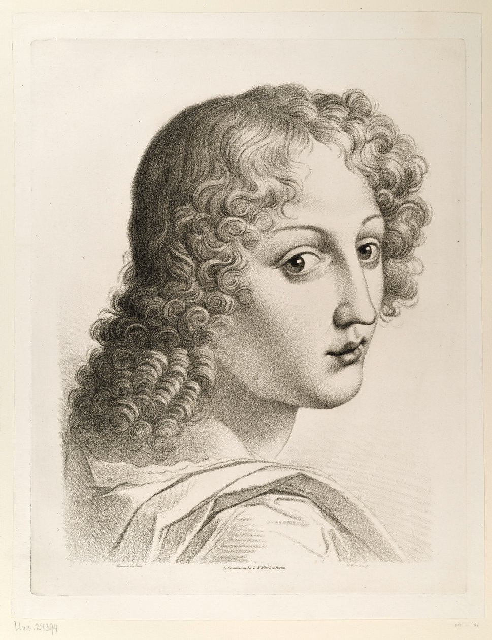 Et englehoved af Ludwig Buchhorn