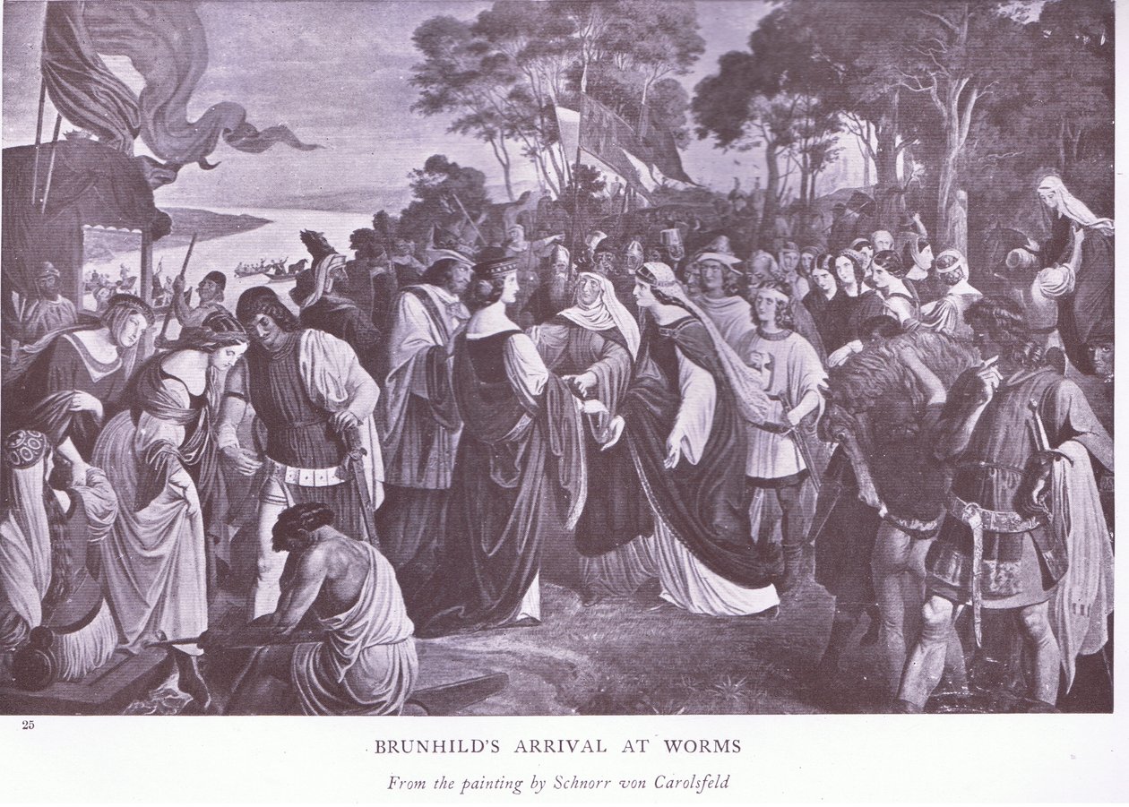 Brunhilds ankomst til Worms, 1920