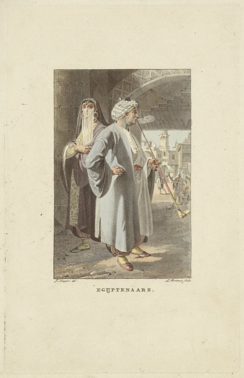 egyptere egyptere (titel på objekt) af Ludwig Gottlieb Portman