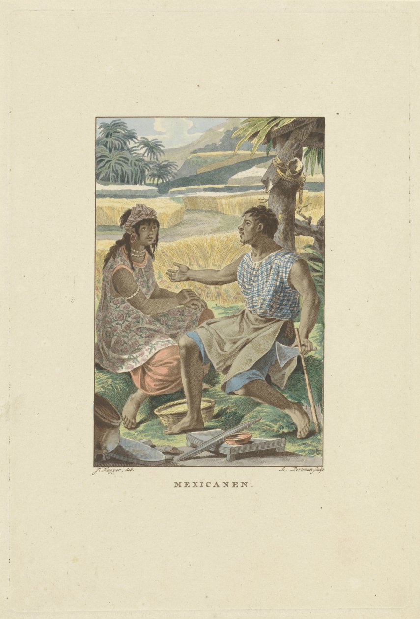 mexicanere Mexicanere (titel på objekt) af Ludwig Gottlieb Portman