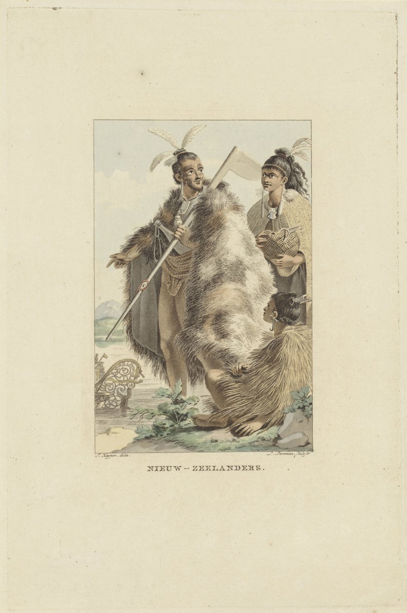 New Zealandere New Zealandere (titel på objekt) af Ludwig Gottlieb Portman