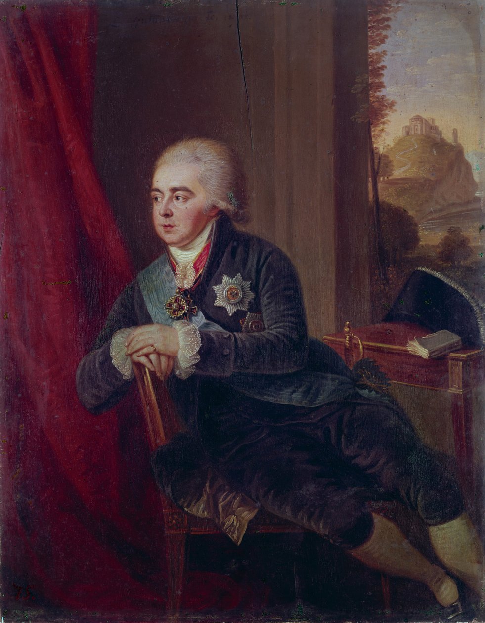 Portræt af vicekansler prins Alexander Kurakin 1752-1818, 1801 af Ludwig Guttenbrunn