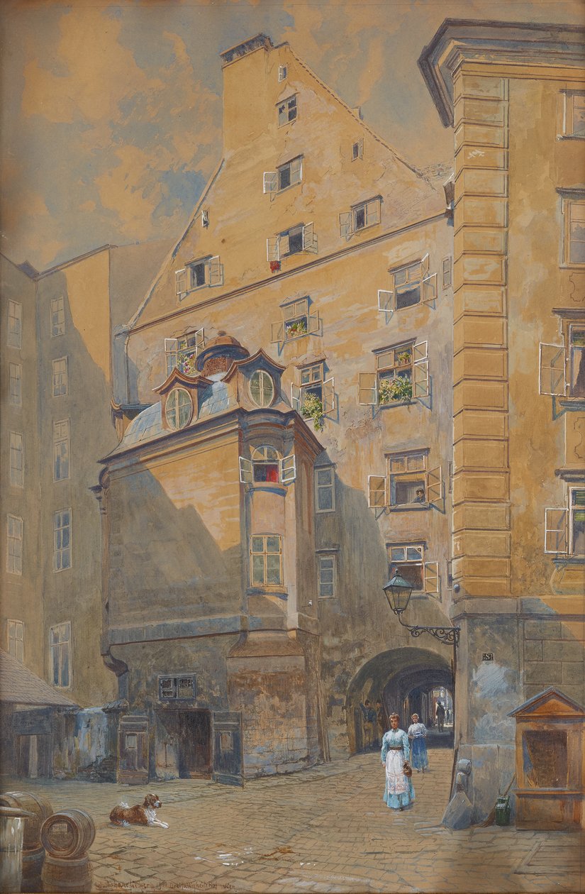 Dreifaltigkeitshof i Wien af Ludwig Hans Fischer