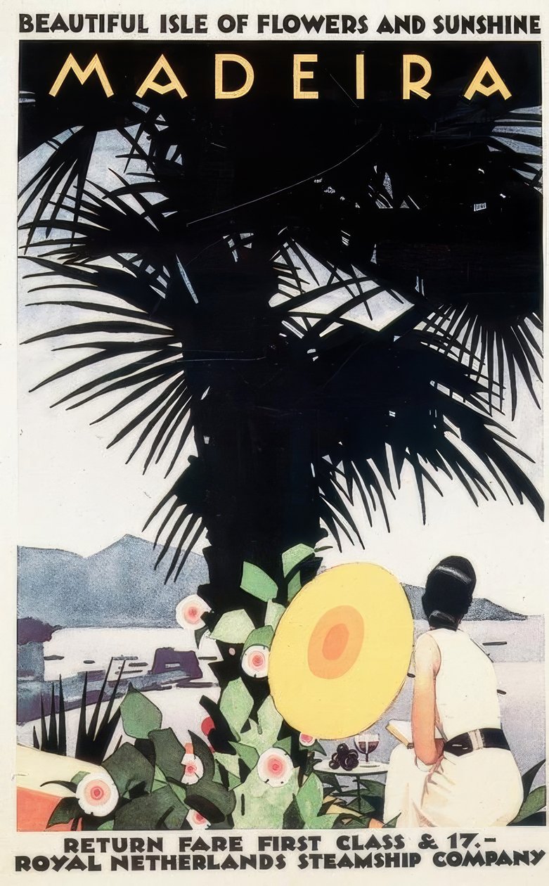 Smuk ø med blomster og solskin MADEIRA af Ludwig Hohlwein