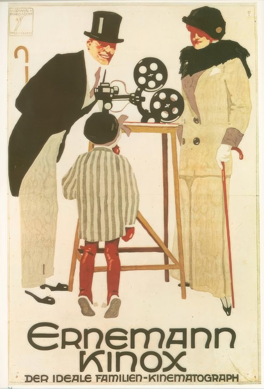 Ernemann Kinox. Der Ideale Familien-Kinematograph af Ludwig Hohlwein