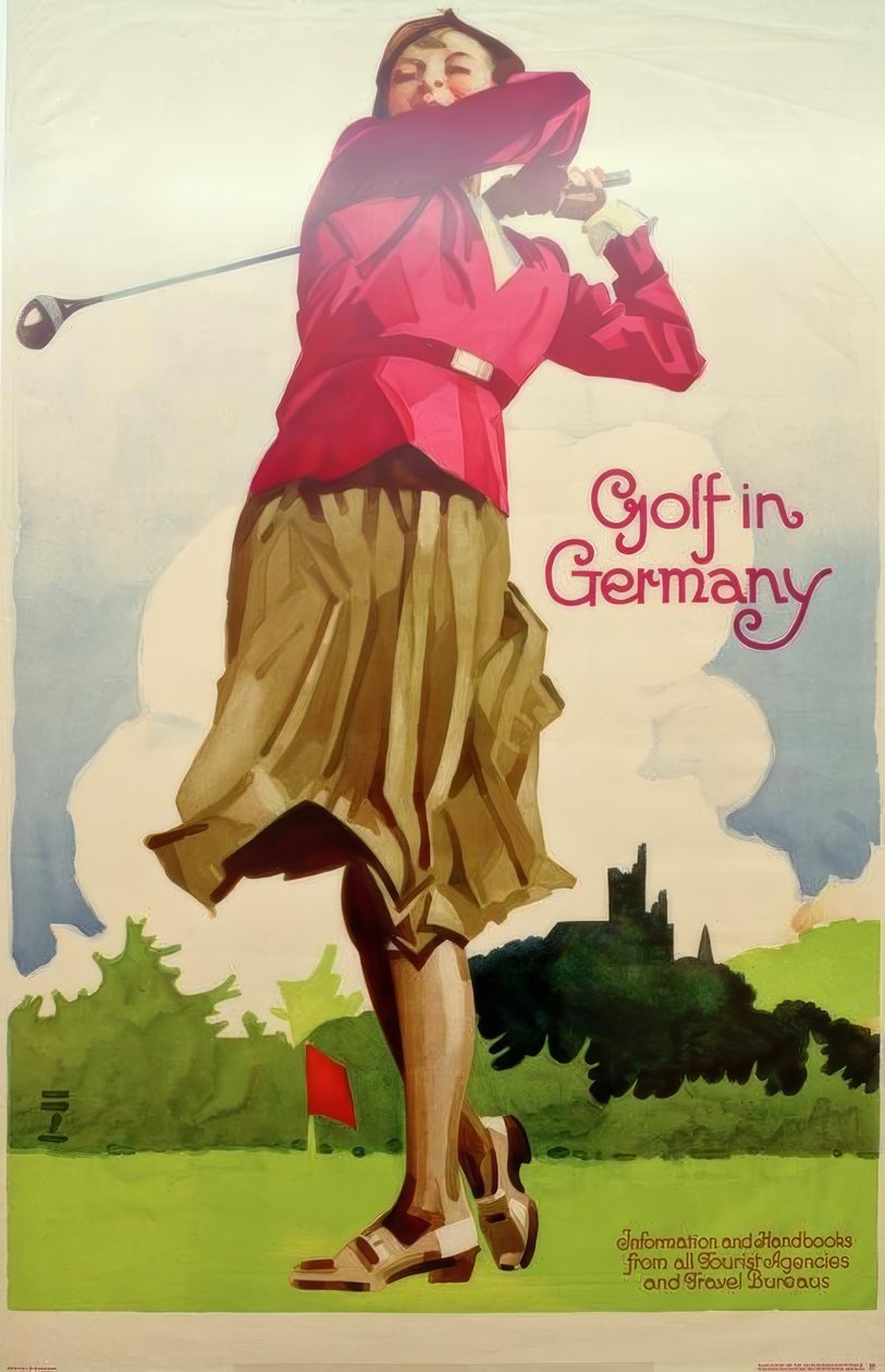 Golf i Tyskland / Information og håndbøger fra alle turistbureauer og rejsebureauer af Ludwig Hohlwein