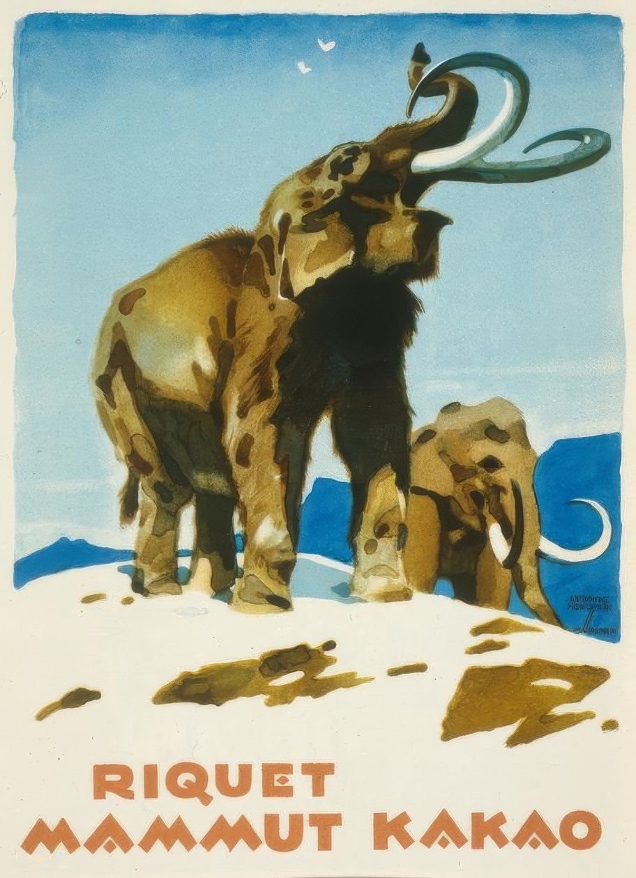 Riquet Mammut Kakao af Ludwig Hohlwein