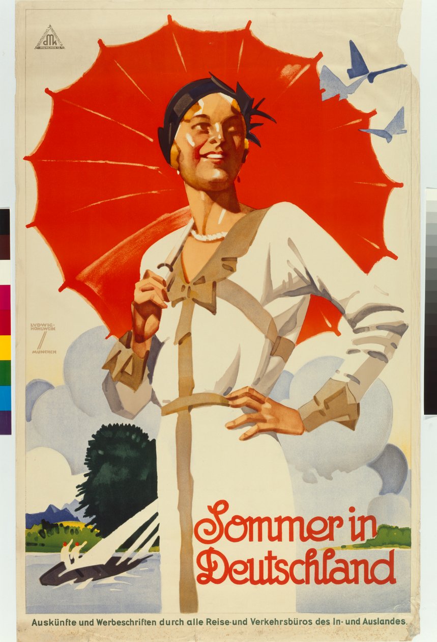 Sommer i Tyskland af Ludwig Hohlwein