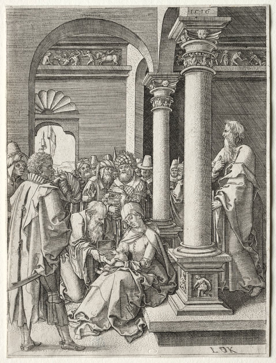 Kongernes tilbedelse, 1516. af Ludwig Krug