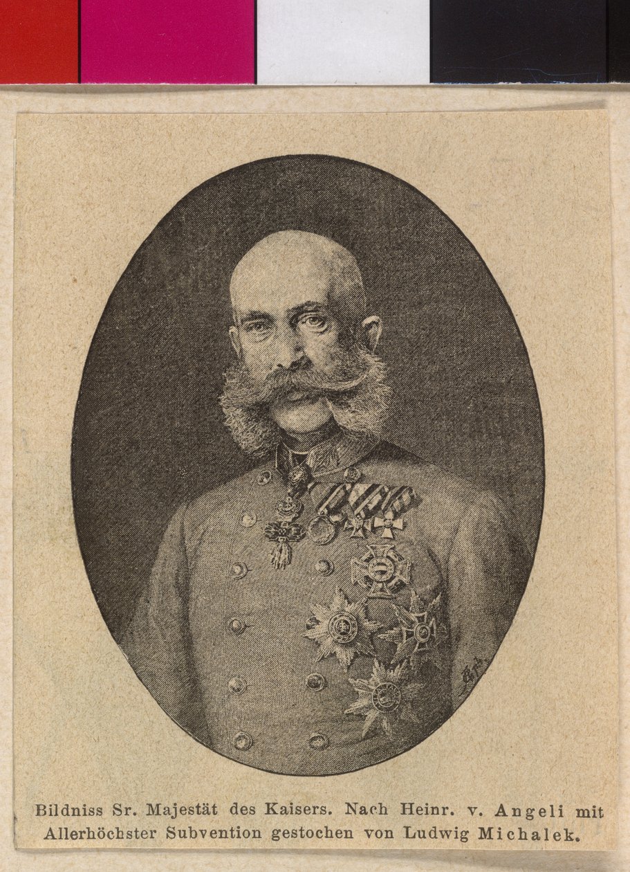Kejser af Østrig Franz Joseph I af Ludwig Michalek