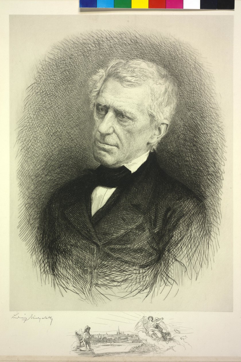 Franz Grillparzer af Ludwig Michalek