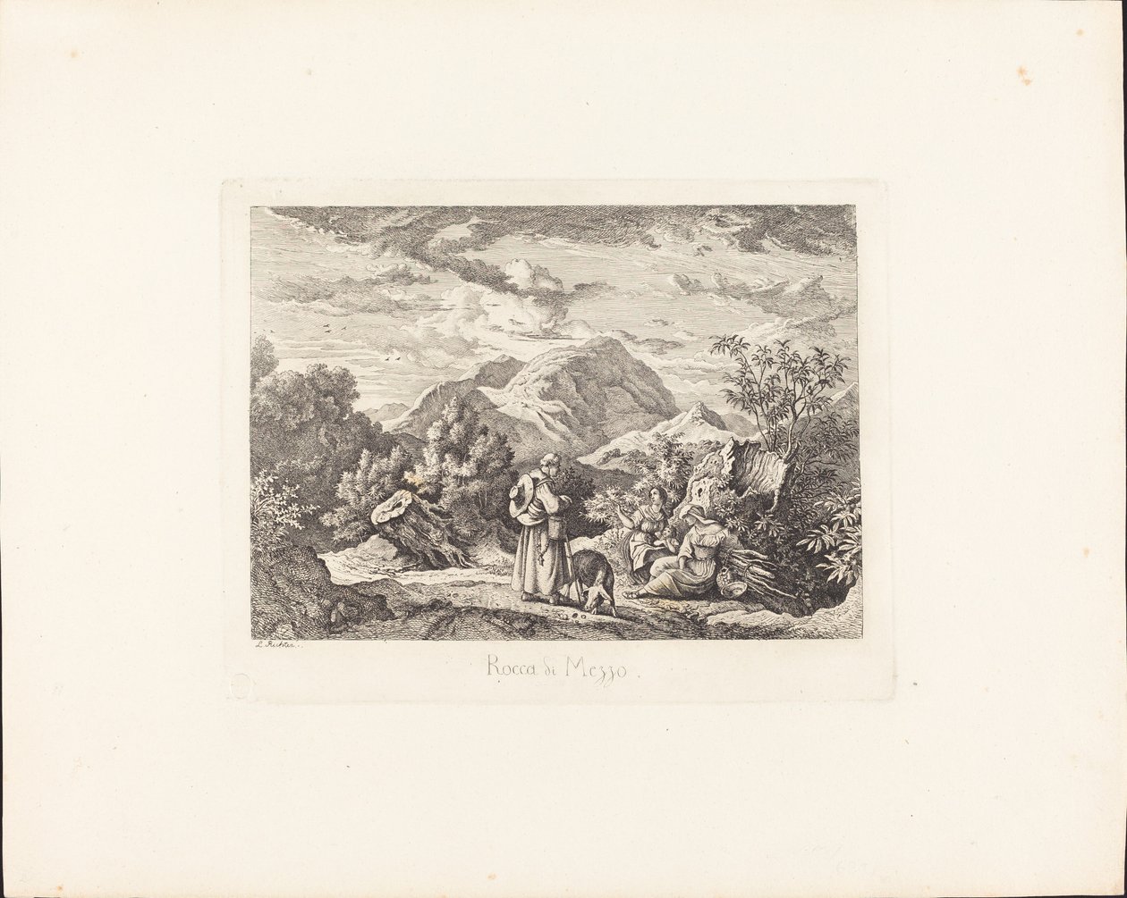 Rocca di Mezzo af Ludwig Richter