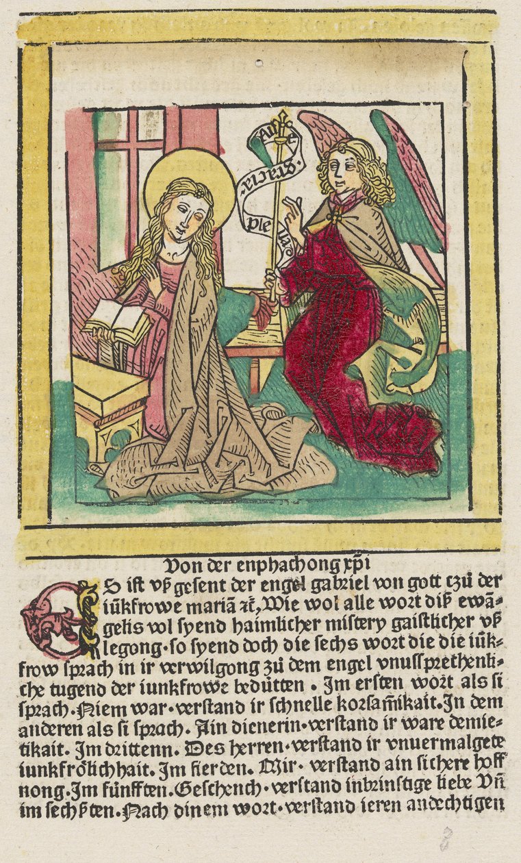 Gaistliche usslegong des lebes Jhesu Cristi af Ludwig Schongauer, German 15th Century, Ludolph of Saxony