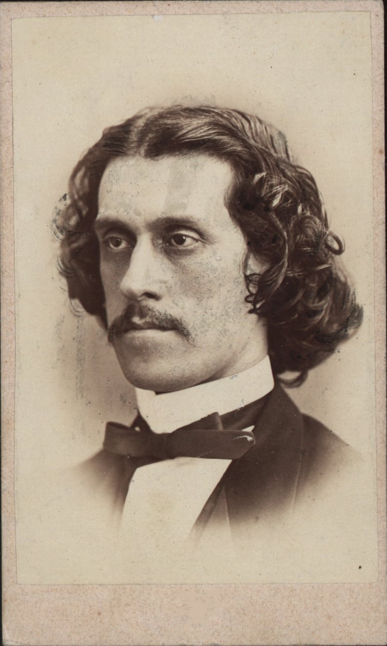 Portræt af komponisten Josef Strauss 1827-1870, ca 1860. af Ludwig Schrank