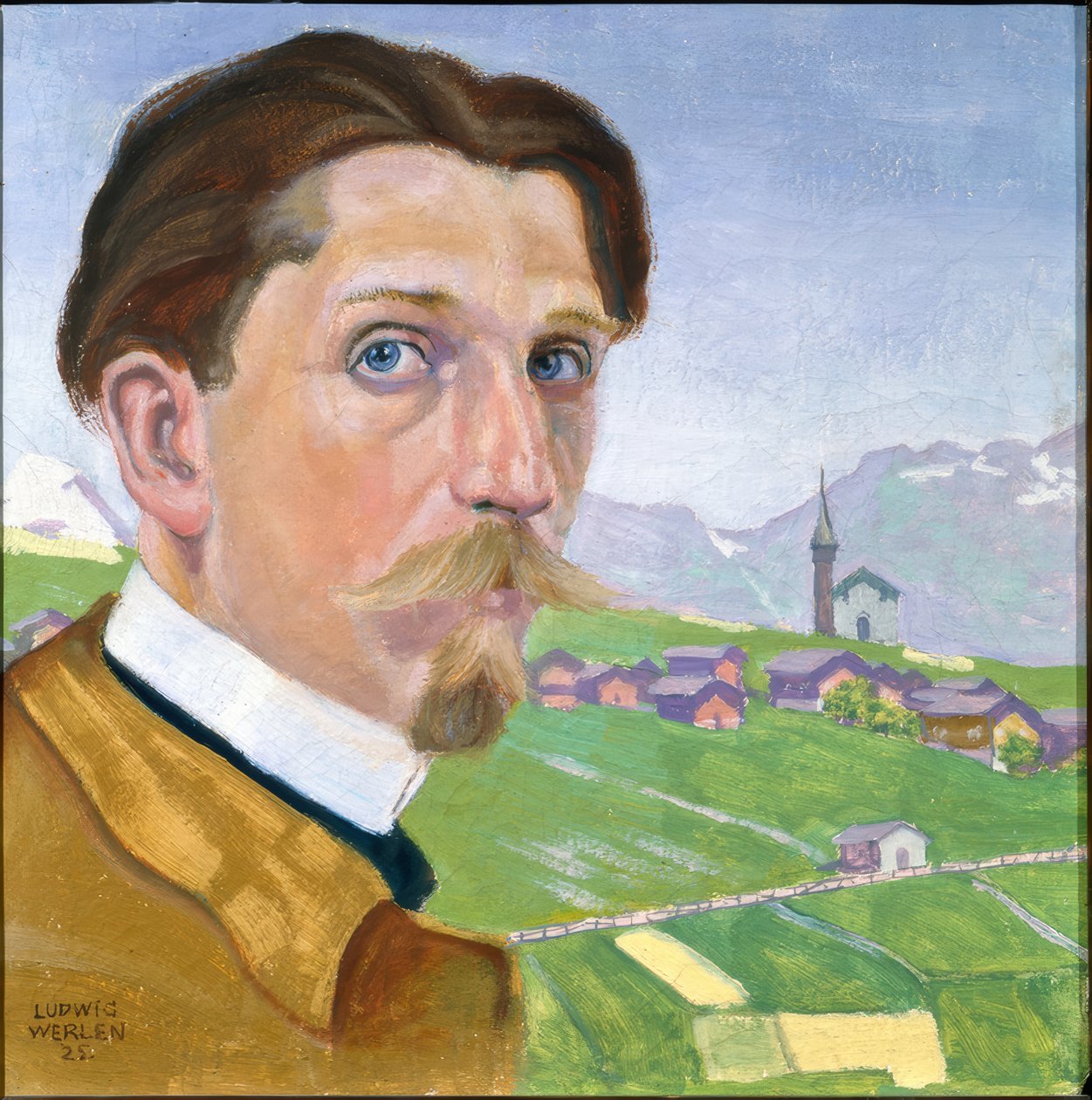 Selbstbildnis Ludwig Werlen von Ludwig Werlen