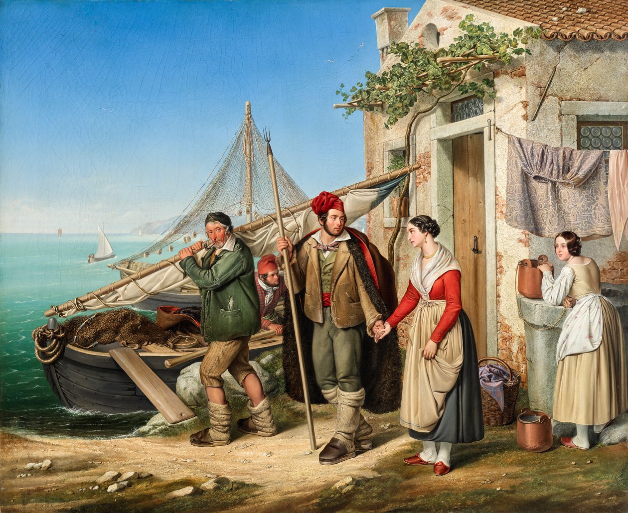 En venetiansk fiskerfamilie af Ludwig von Beniczky