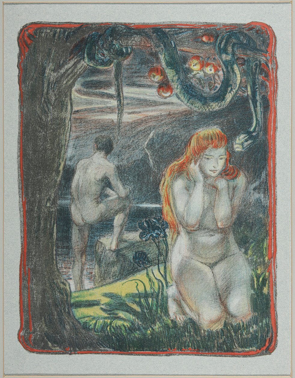 Adam og Eva af Ludwig von Hofmann