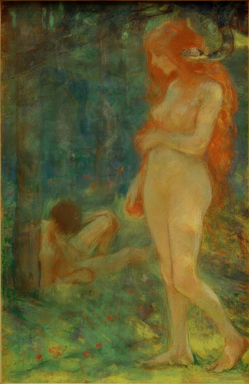 Adam og Eva af Ludwig von Hofmann