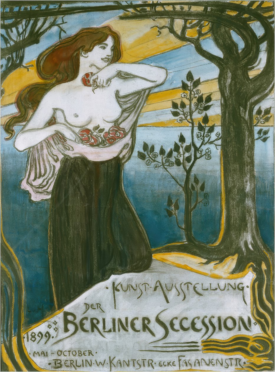 L. v. Hofmann, plakat for Berliner Secession af Ludwig von Hofmann