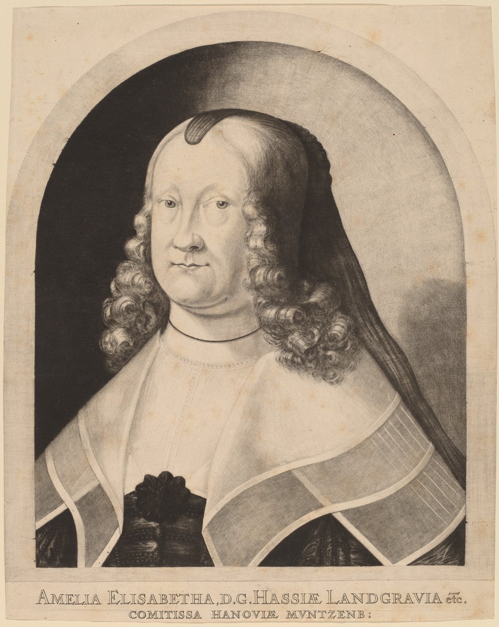 Amelia Elizabeth, grevinde af Hessen af Ludwig von Siegen