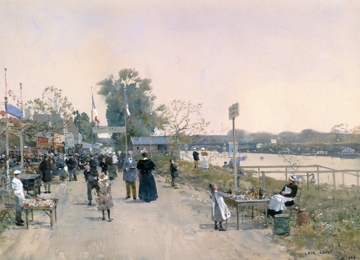 En landsbyfest af Luigi Loir