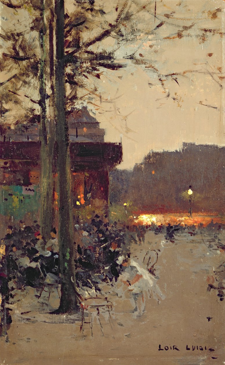 Paris om aftenen af Luigi Loir