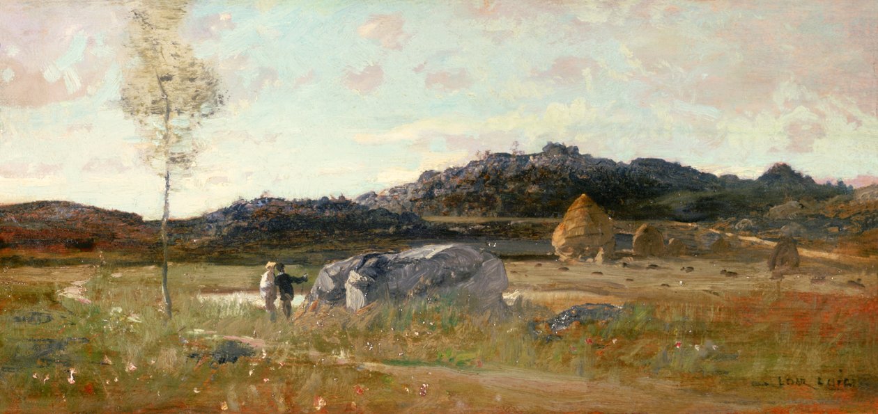 Sommer Landskab af Luigi Loir