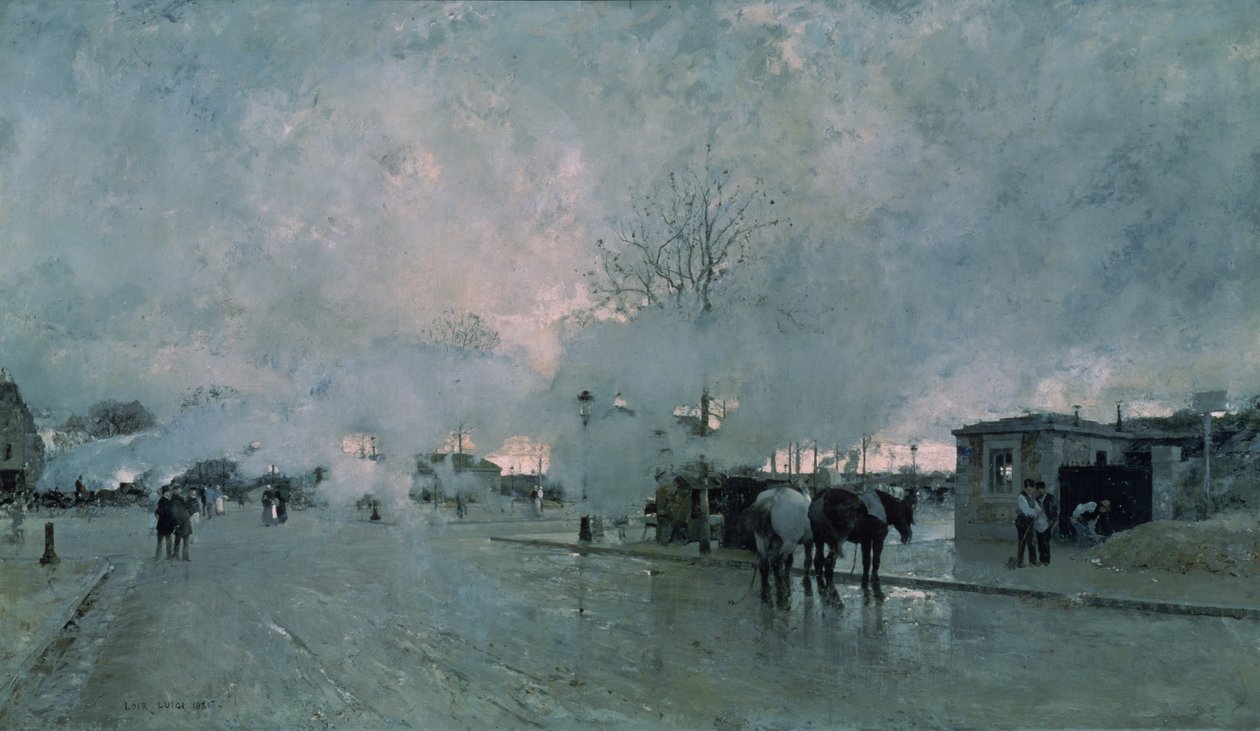 Huset ved Jernbanen af Luigi Loir