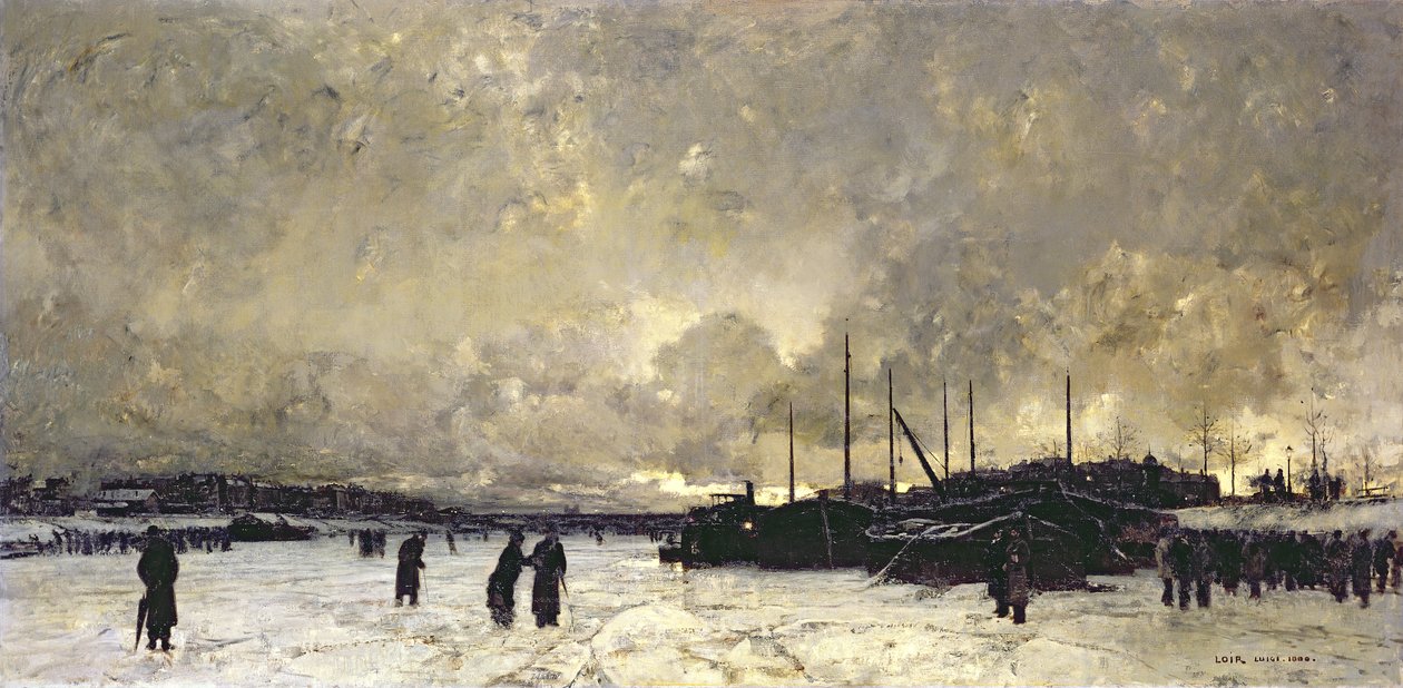 Seinen i december 1879 af Luigi Loir