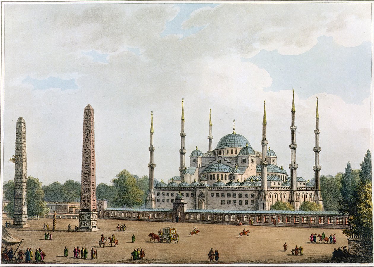 Sultan Achmets moske i Konstantinopel, plade 2 fra 