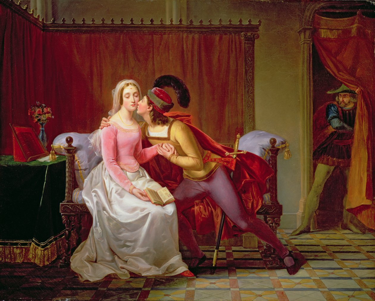 Paolo og Francesca, 1832 af Luigi Rubio