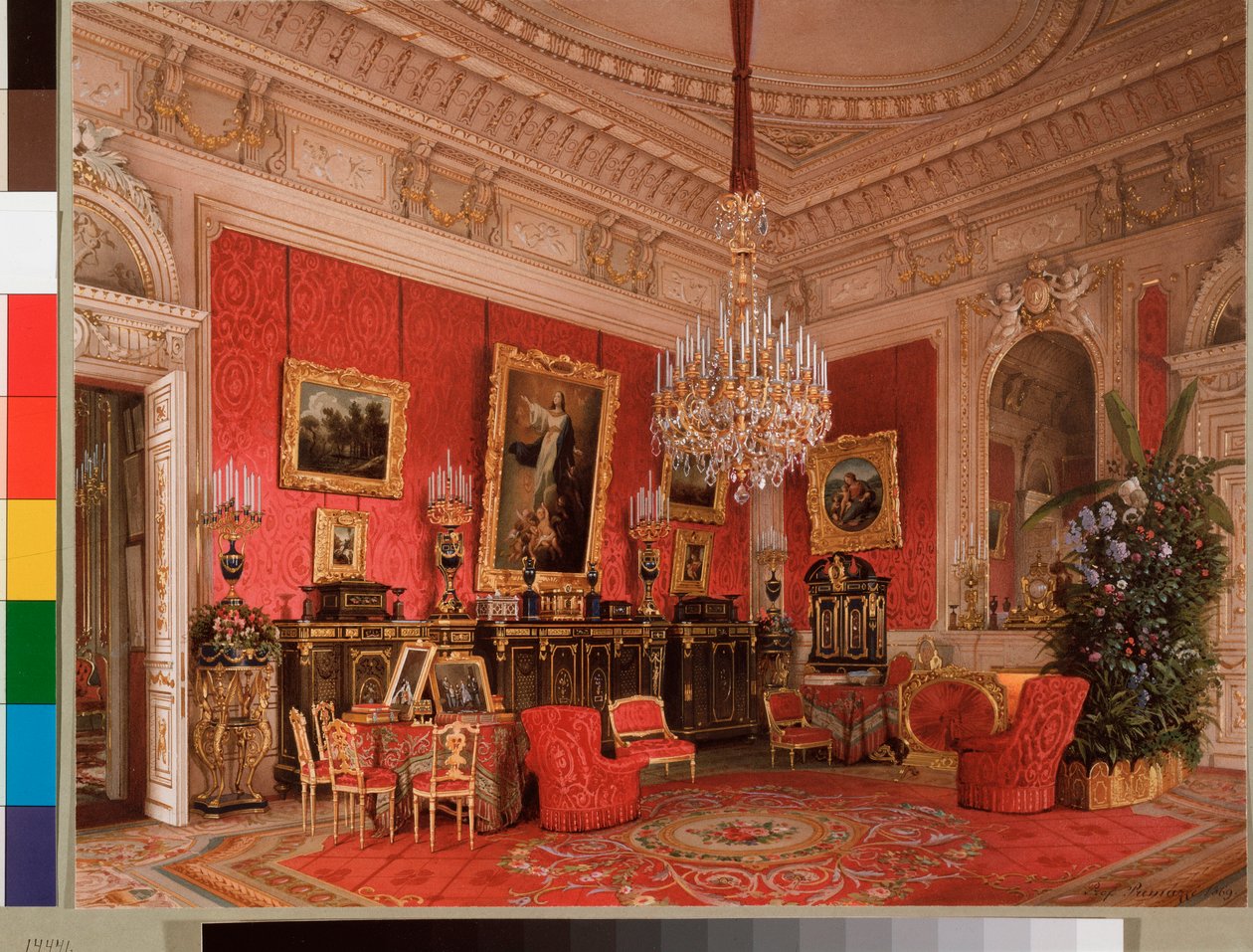 Interiør af Vinterpaladset (Palais d