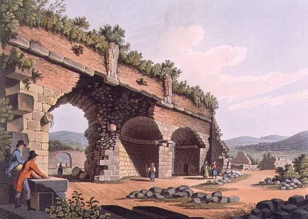 En del af Grand Gallery of the Temple of Diana, Ephesus, plade 42 fra 